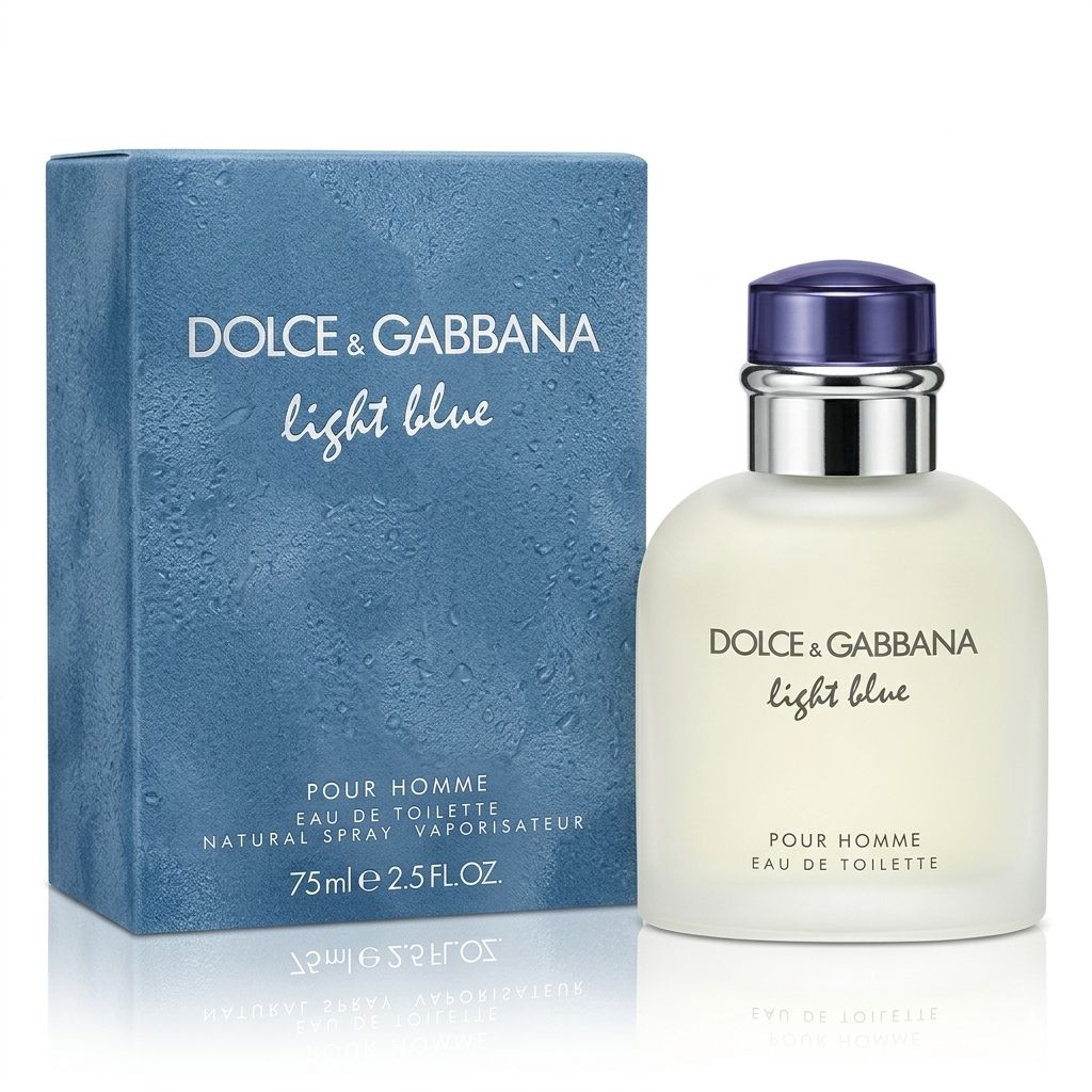 D &amp; G LIGHT BLUE POUR HOMME EDT 3.3oz