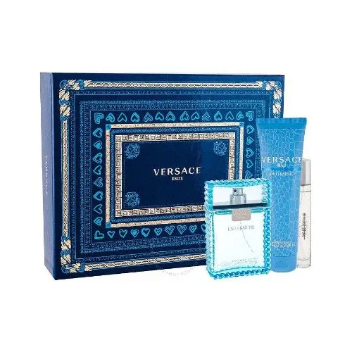 VERSACE EAU FRAICHE(M)(H/B)3PC SET(3.4oz edt sp,5.0oz Bath &amp; Shower Gel,5ml edt spl mini)