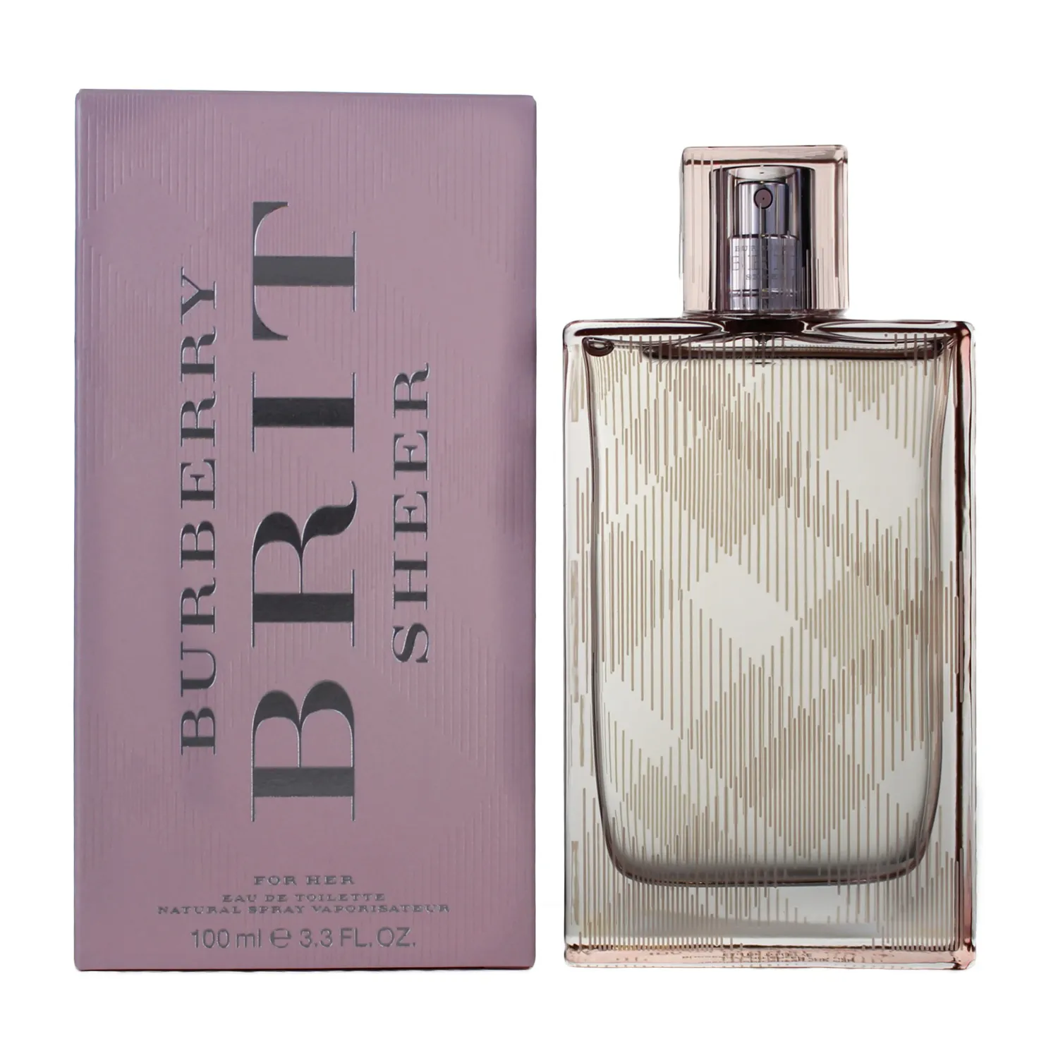 BURBERRY BRIT SHEER(W)EDT SP 3.4oz NEW PACK(LI FREE)