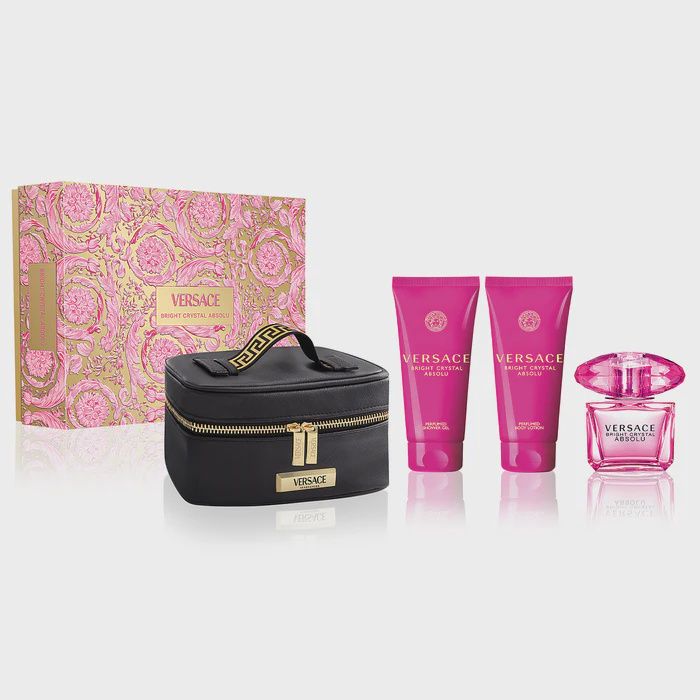 VERSACE BRIGHT CRYSTAL PF(F) 4PC GIFT SET