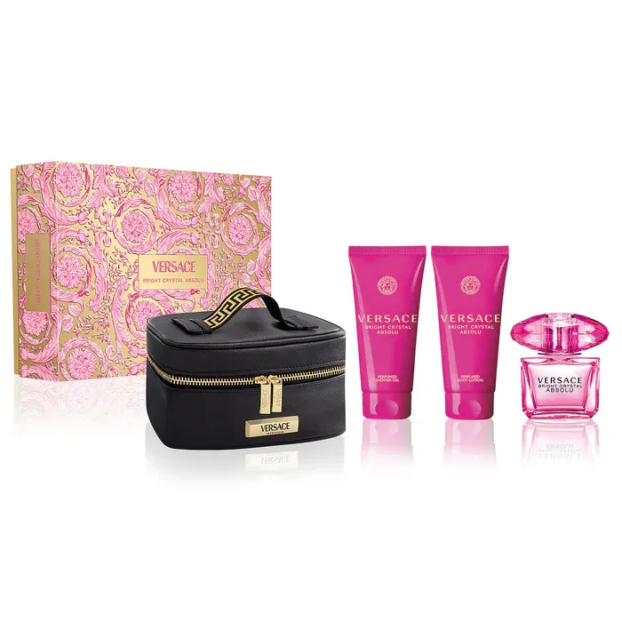 VERSACE BRIGHT CRYSTAL PF(F) 4PC GIFT SET