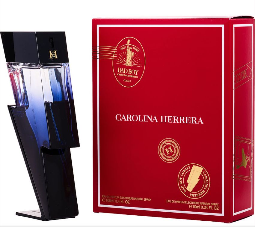 CAROLINA HERRERA BAD BOY 2PC SET 3.4 floz, 0.34 floz EDT