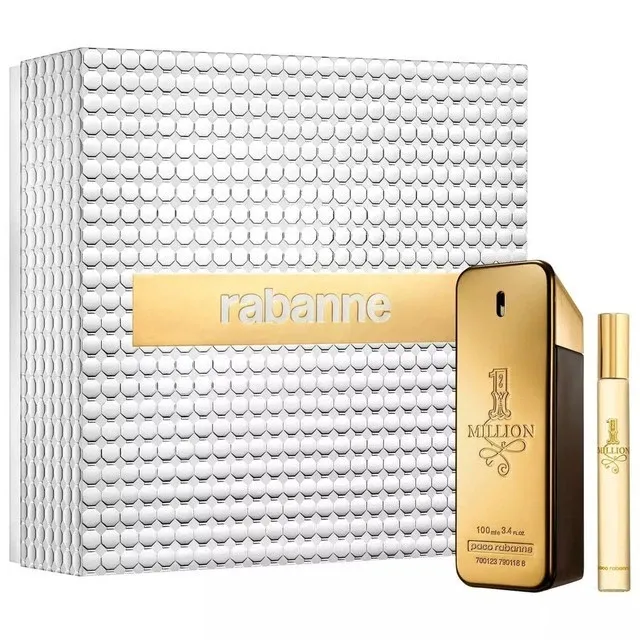 PACO RABANNE SILVER ONE MILLION 2PC GIFT SET 3.4  floz