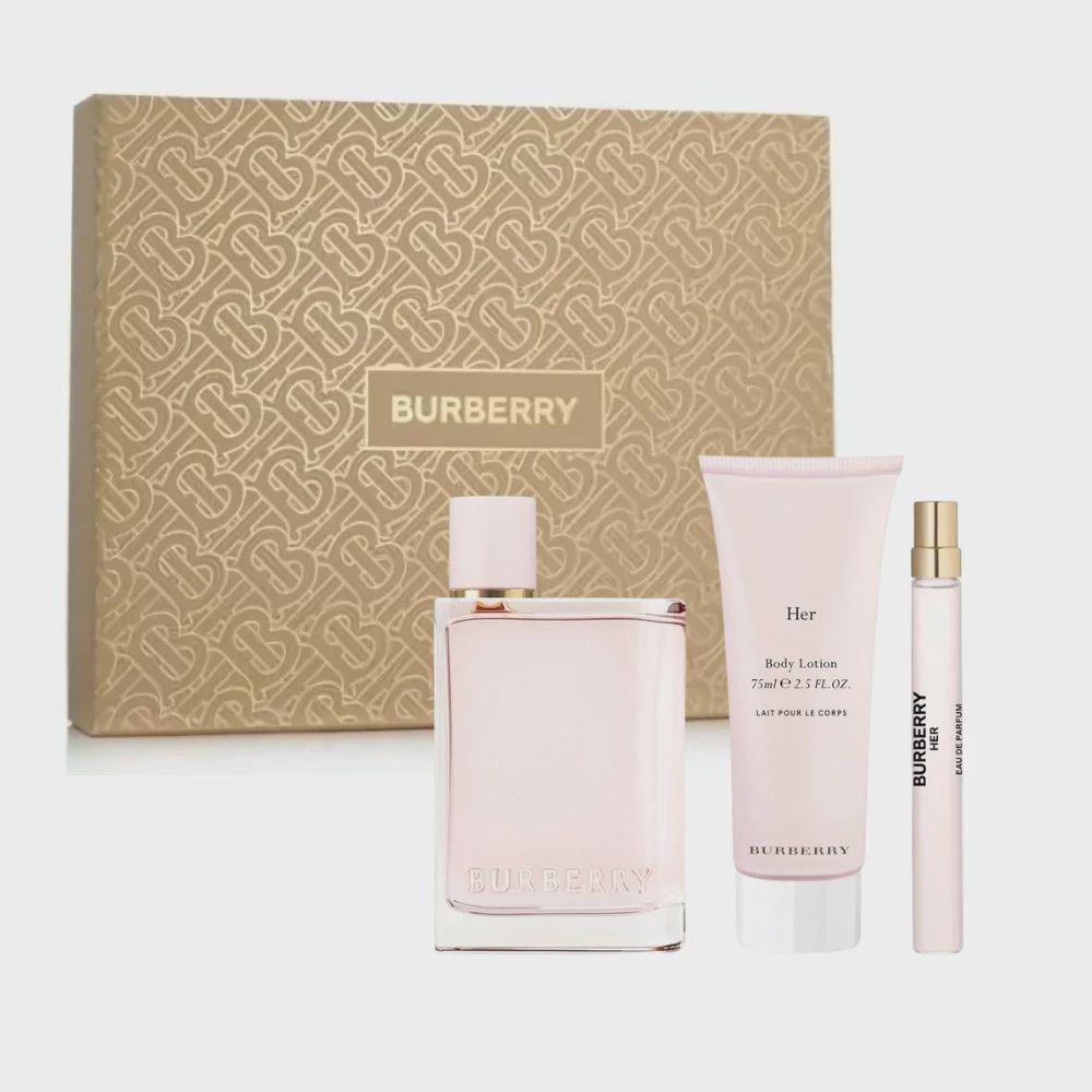 BURBERRY HER EDP 3PC SET 3.3 floz