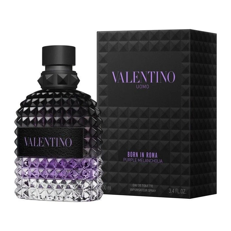 VALENTINO UOMO BIR PURPLE MELANCHOLIA EDT 3.4oz