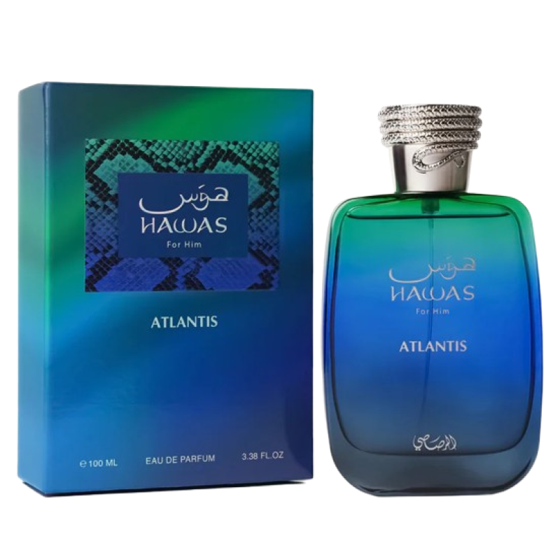 HAWAS FOR HIM ATLANTIS EDP 3.38floz