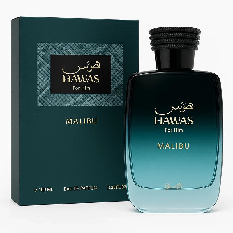 HAWAS FOR HIM MALIBU EDP 3.38floz