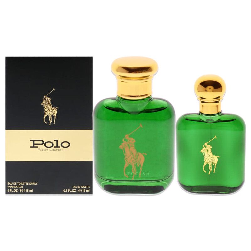 RALPH LAUREN POLO GREEN EDT SET 2PCS 4FL.OZ/05.FL.OZ