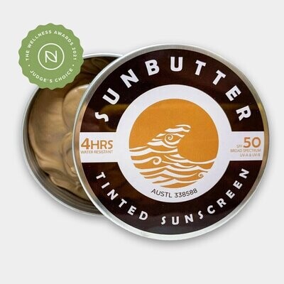 SunButter Tinted SPF50 Water Resistant Reef Safe Sunscreen