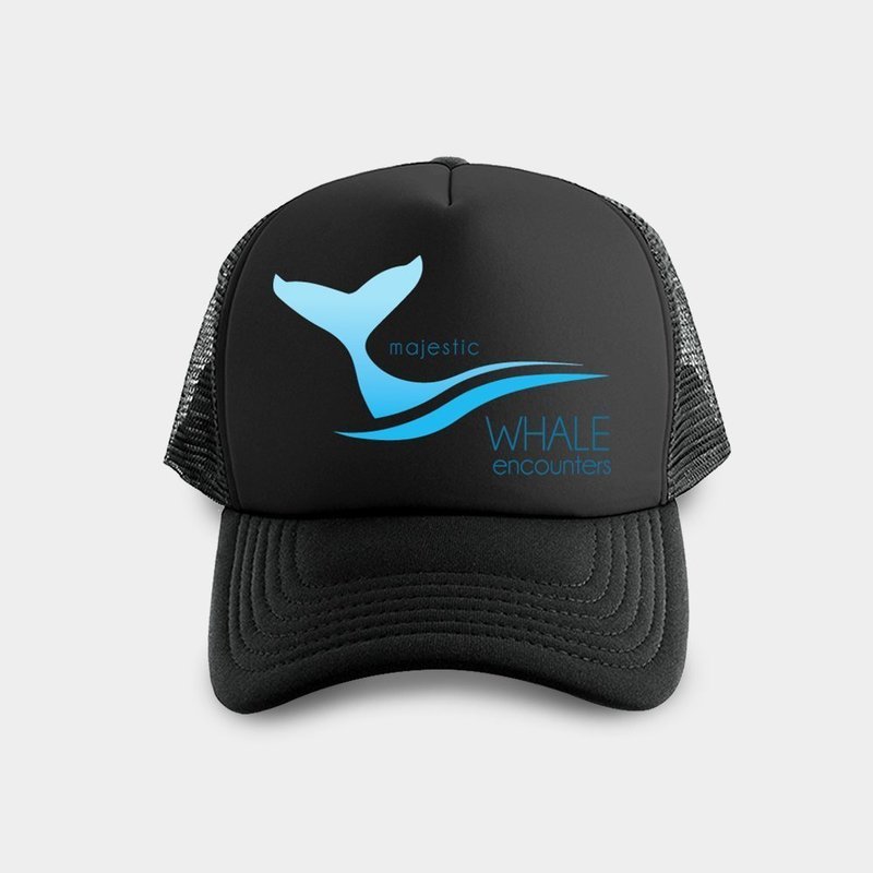 Black Trucker Cap