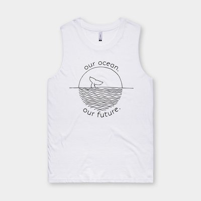 'Our ocean our future' Singlets