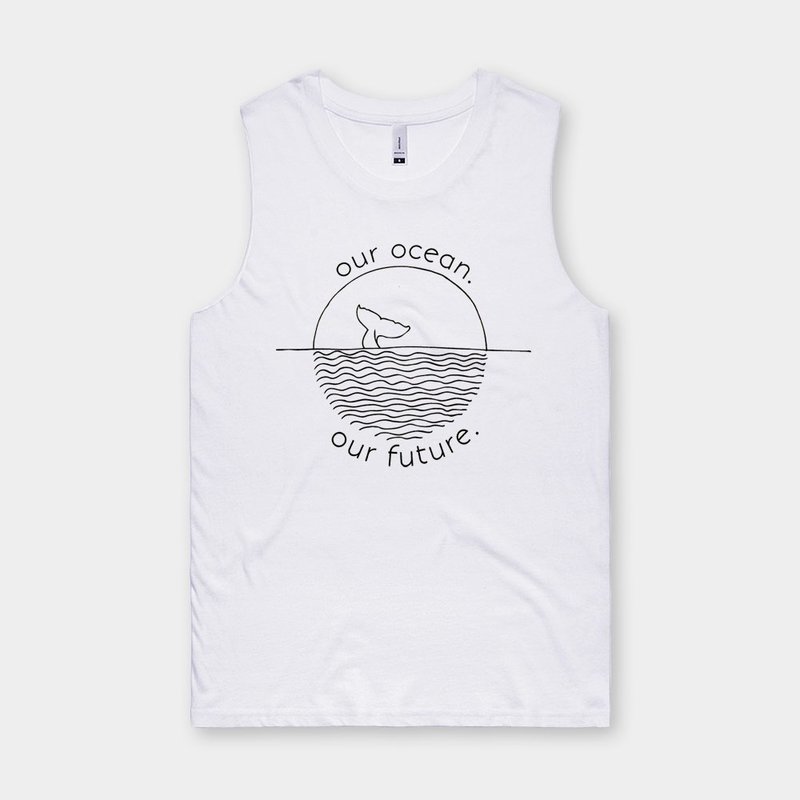 'Our ocean our future' Singlets