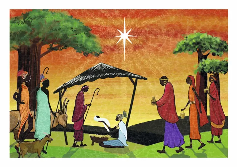 African Nativity Star