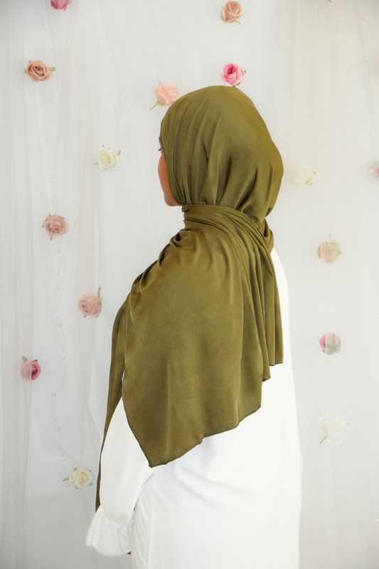 Hijab Jersey Premium Fin - KAKI