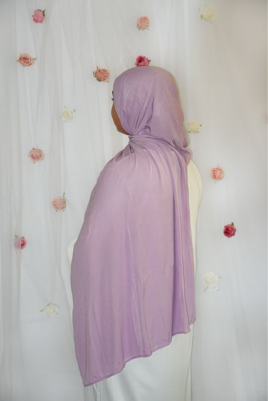 Hijab Jersey Premium Fin - LILA