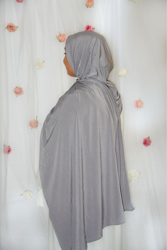 Hijab Jersey Premium Épais - GRIS