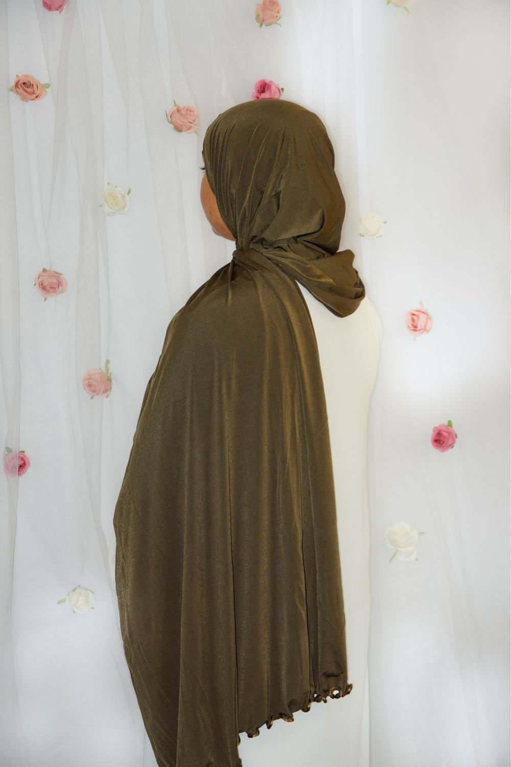 Hijab Jersey Premium Froufrou - KAKI