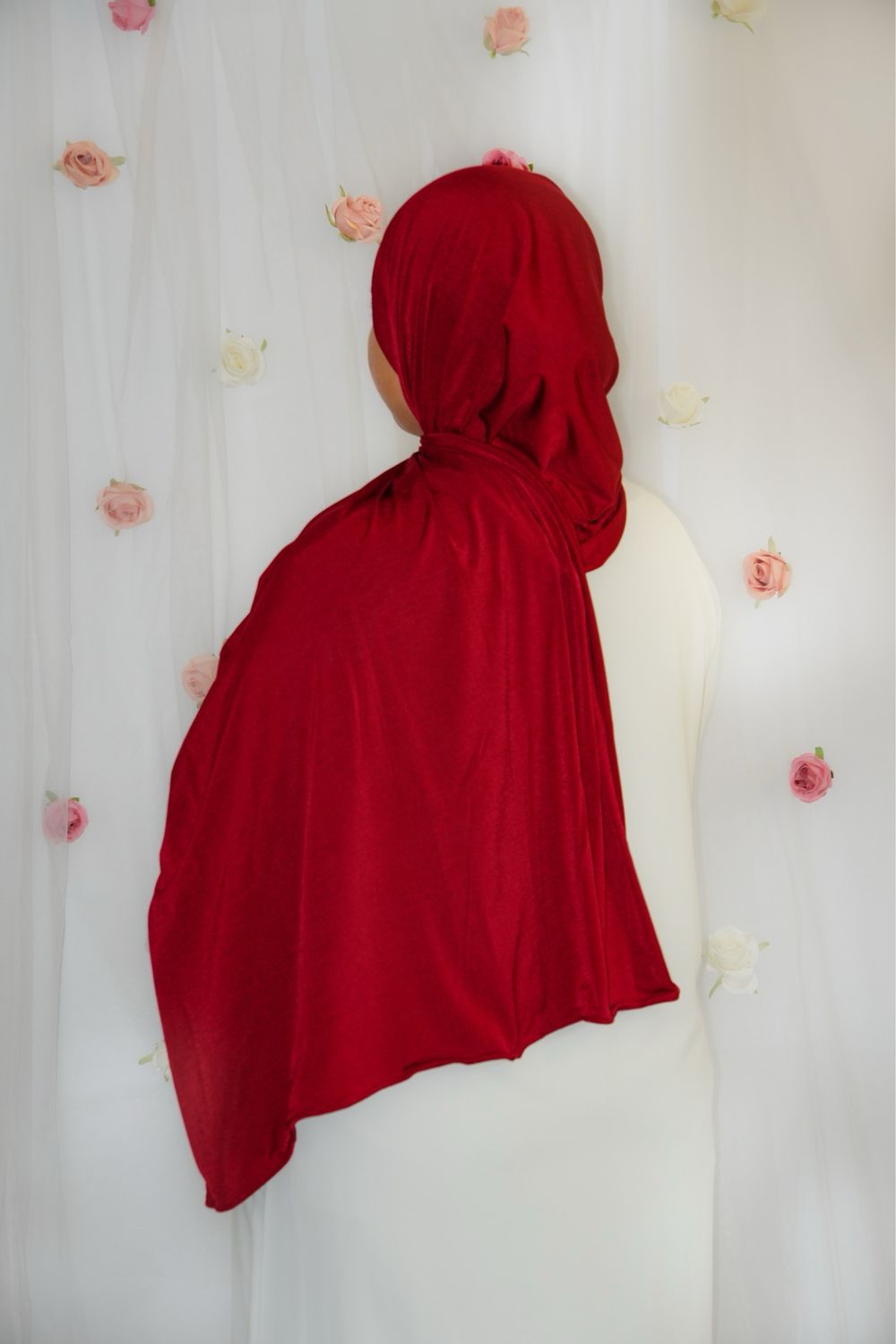 Hijab Jersey Premium Épais - BORDEAUX