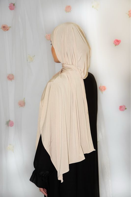 Hijab Jersey Premium Épais - SABLE