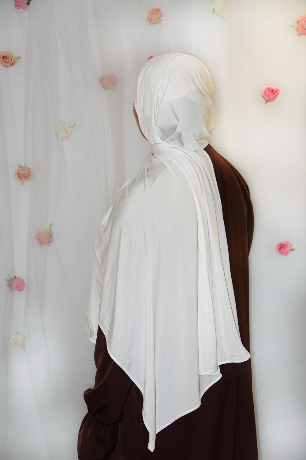 Hijab Jersey Premium - BLANC