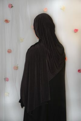 Hijab Jersey Premium Épais - NOIR