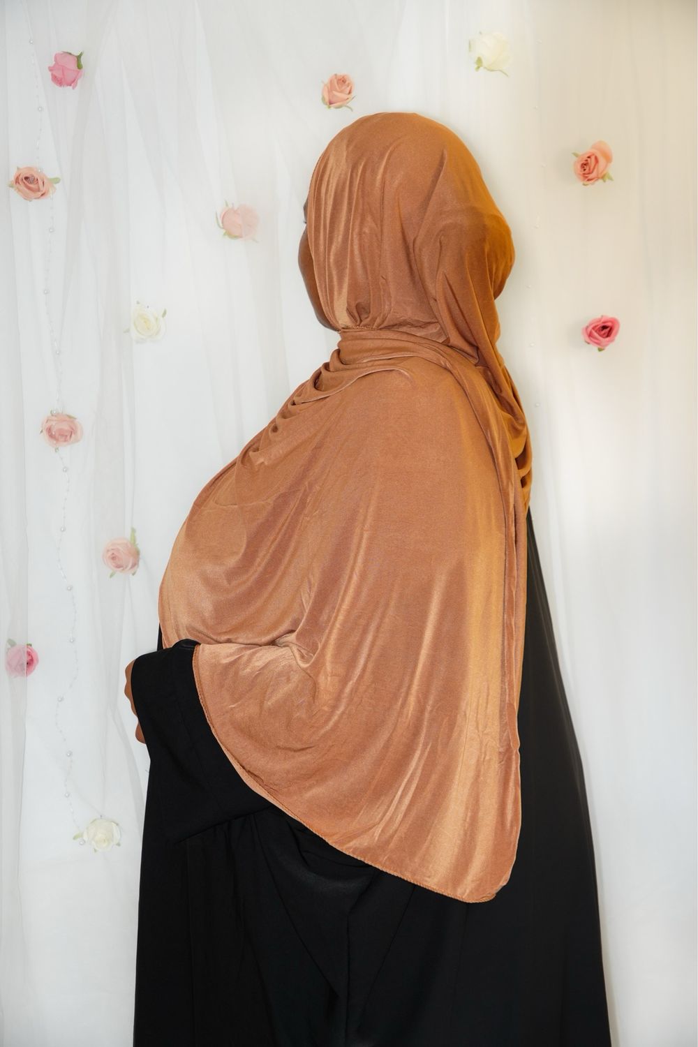 Hijab Jersey Premium Fin - BRUN MIEL