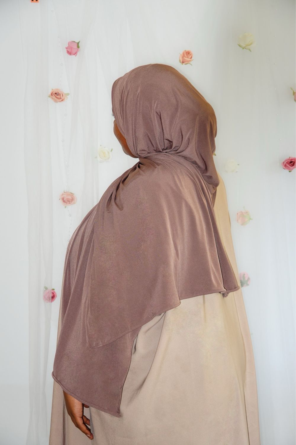 Hijab Jersey Premium Épais - TAUPE