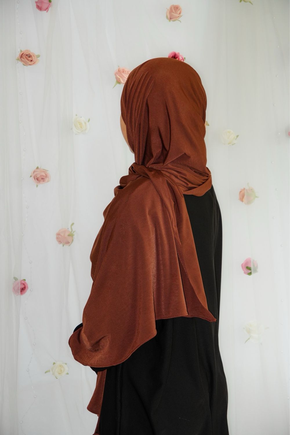 Hijab Jersey Premium Épais - CHOCOLAT