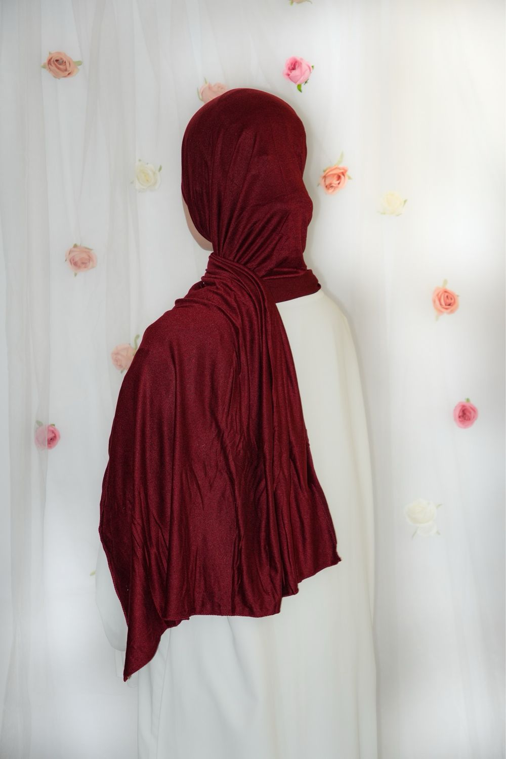 Hijab Jersey Classique - PRUNE