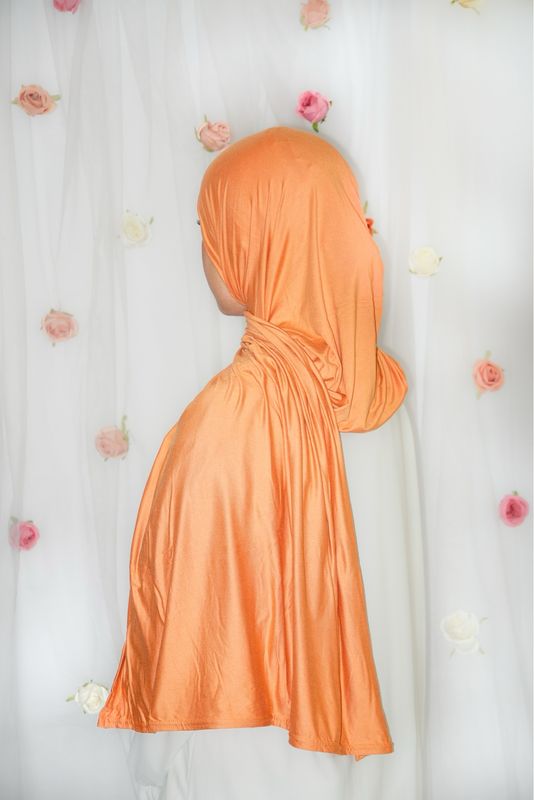 Hijab Jersey Classique - ORANGE