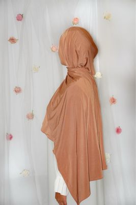 Hijab Jersey Premium Épais - CARAMEL