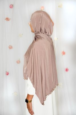 Hijab Jersey Premium Froufrou - TAUPE CHAUD