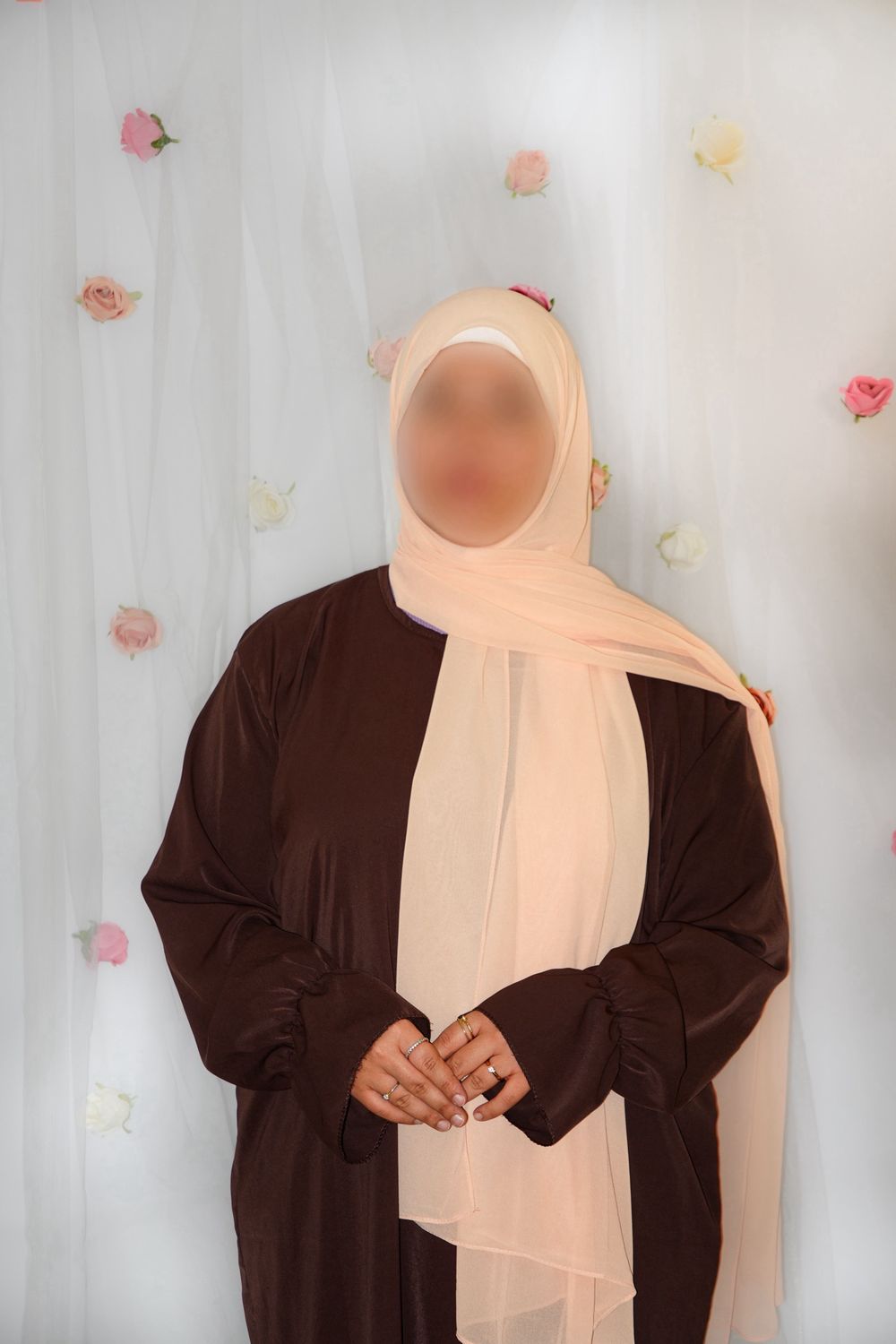 Hijab Mousseline XL - CORAIL