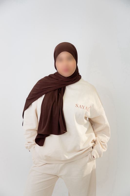 Jersey Premium Épais - MARRON FONCÉ