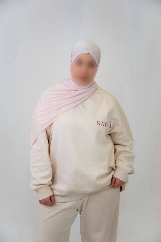 Jersey Premium Fin - ROSE POUDRÉ