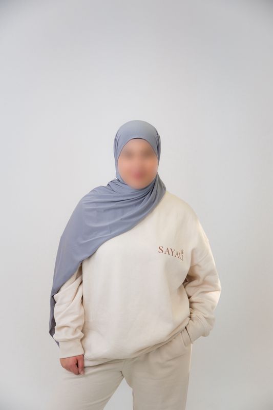 Jersey Premium Épais - BLEU GRIS FONCÉ