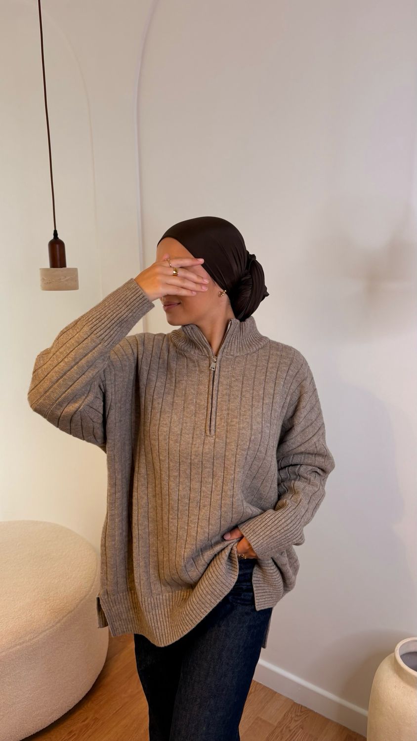 Pull Leya - Taupe