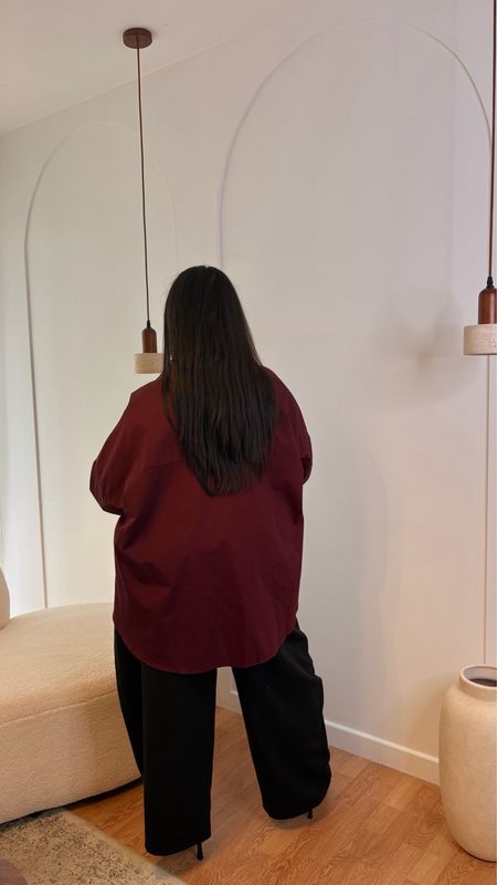 Chemise Lina - Burgandy