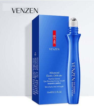 SALE!Venzen, сыворотка-роллер для кожи вокруг глаз с гиалуроновой кислотой,кофеином и жемчужным экстрактом,15 мл.