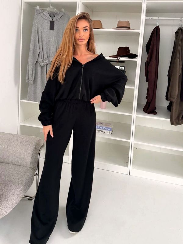 Komplet Sweterkowy Agatha Czarny