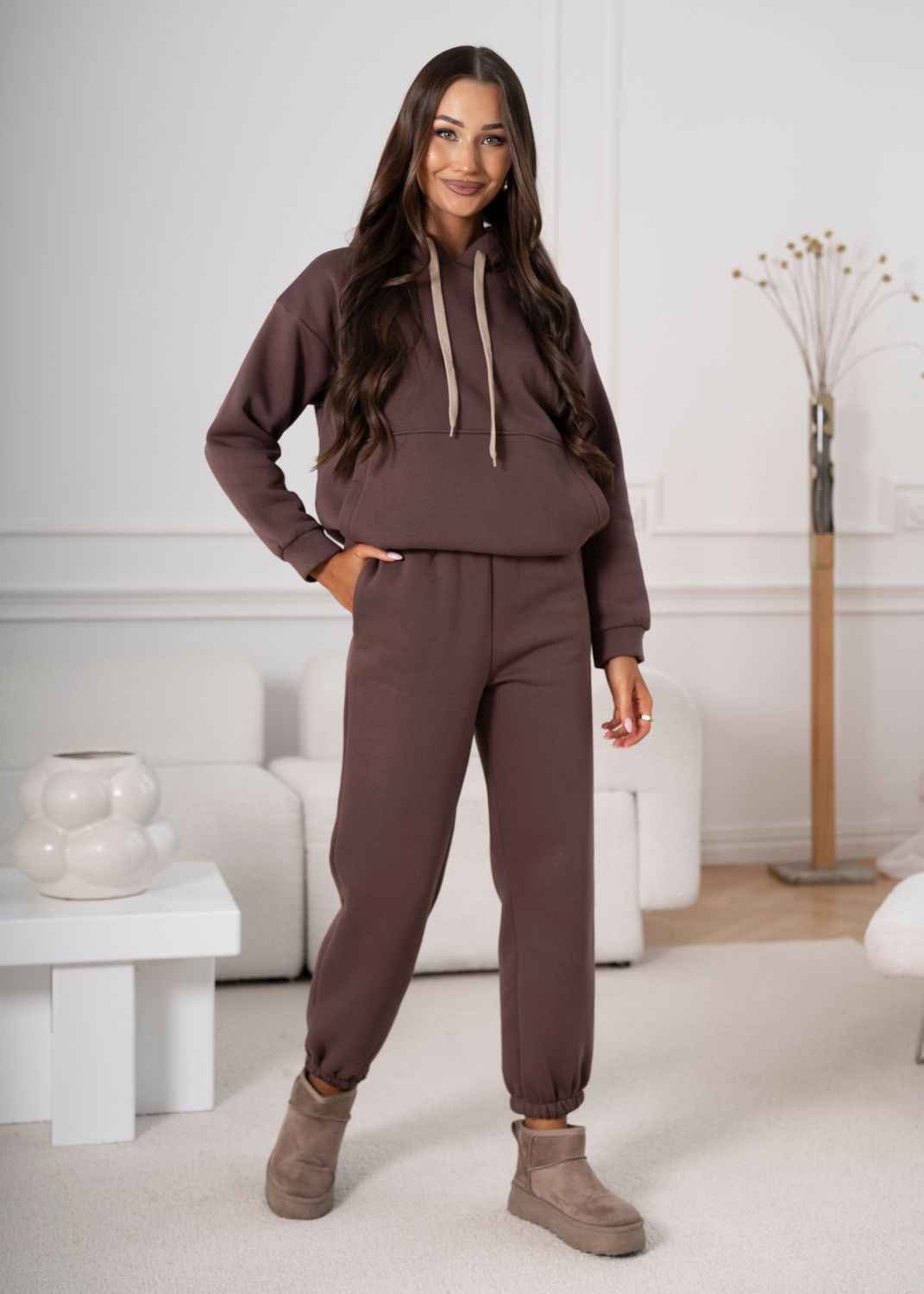 Komplet Bawełniany Ocieplany Simple