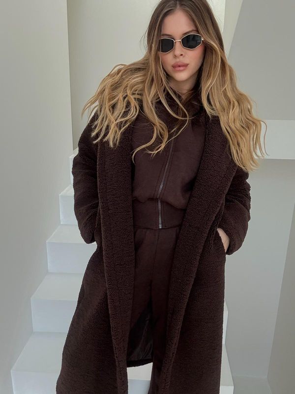 Płaszcz Miś Czekolada