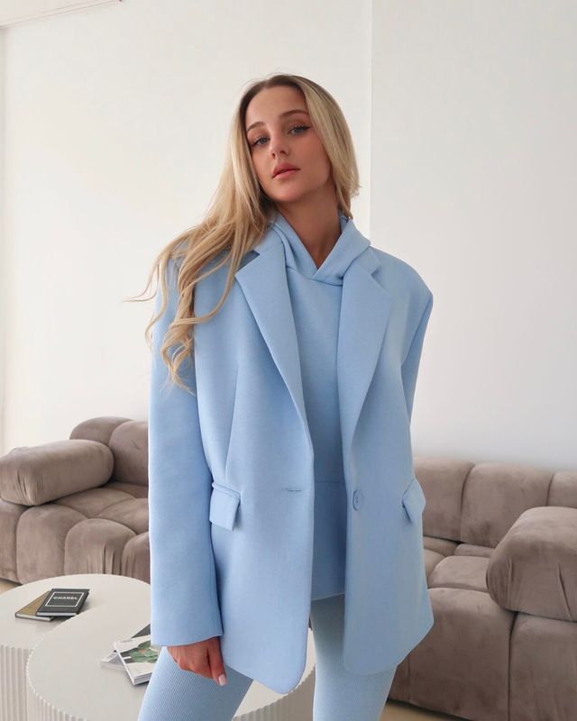 Marynarka Lori – baby blue