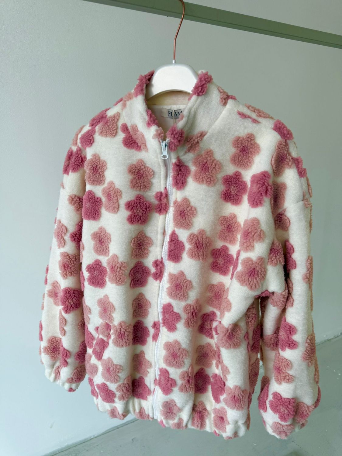 Polarek w kwiatki róż