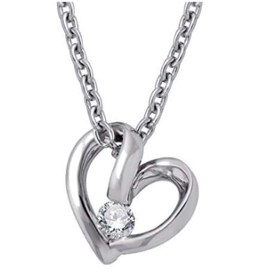 Diamond Heart Pendants