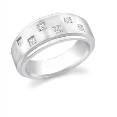 Gentlemen's Diamond Modern Ring #1