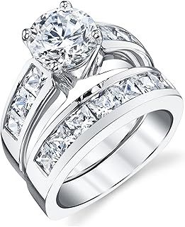 NH#4 / 14K. GOLD 2.00 CT. ROUND & PRINCESS CUT NATURAL DIAMONDS