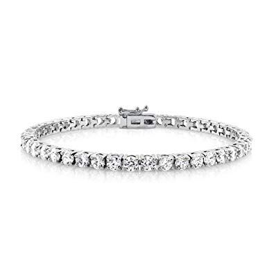 Diamond Bracelet 3 /  5.50  CARAT OF ROUND CUT LAB GROWN DIAMONDS F/ COLOR VS CLARITY