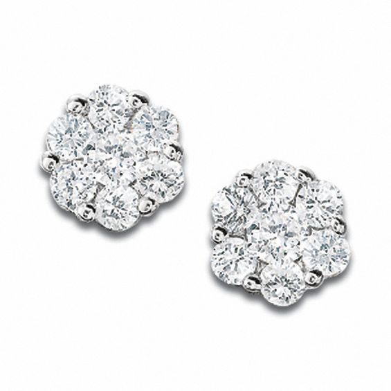1.50 CARAT NATURAL ROUND CUT DIAMOND EARRINGS STUDS