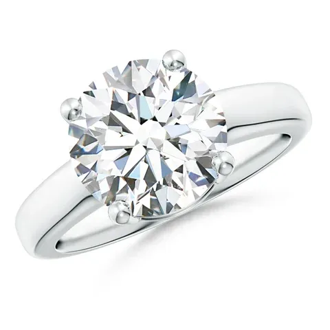 2.05 CARAT D/ VVS2 ROUND CUT LAB GROWN DIAMOND SOLITAIRE